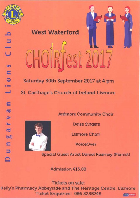 Choirfest 2017 - Dungarvan Lions Club